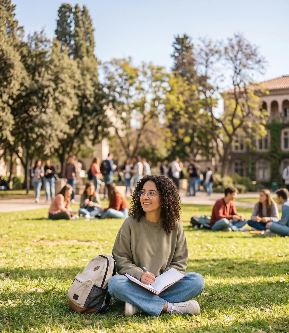 Student distracted